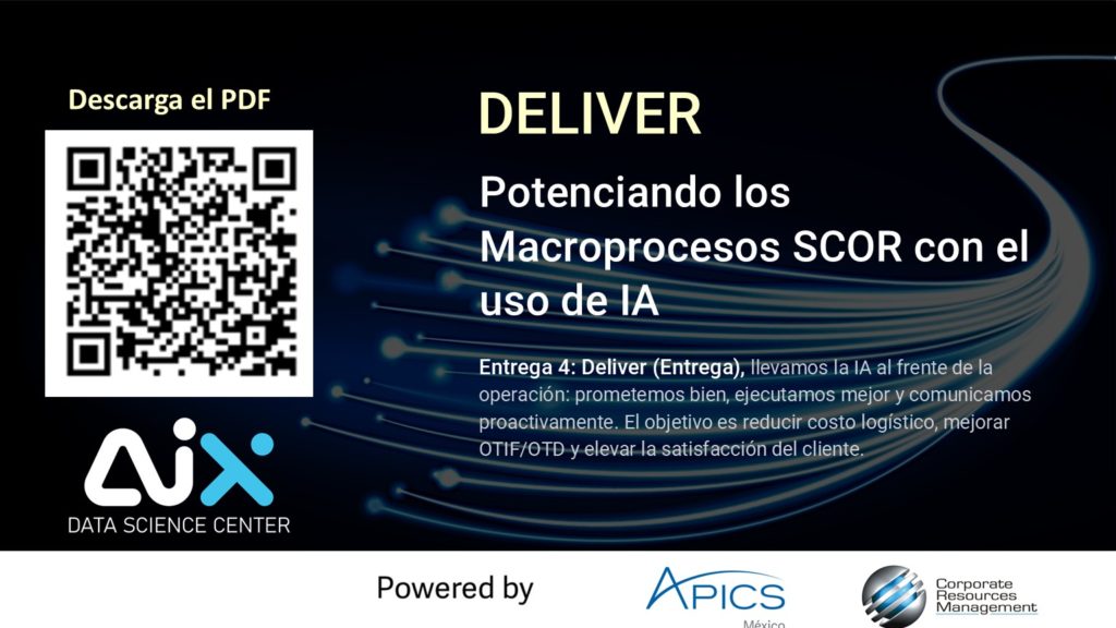 4. DELIVER Potenciando los Macroprocesos SCOR con el uso de IA